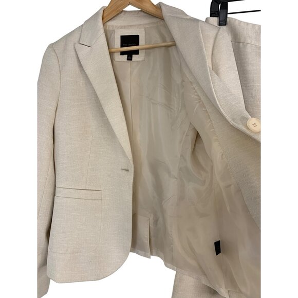 The Limited Womens Beige Suit Jacket & Pants Set Size L RP10556 GUC Career - Picture 8 of 11